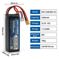 Batterie lithium-ion rechargeable liquide OEM 11,1 V 3S 5200 mAh 3600 mAh 4300 mAh, 500 cycles, pour voiture de course télécommandée