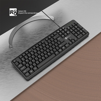 Teclado Estándar Profesional para Oficina, Resistente al Agua, con Diseño Estadounidense, al Mejor Precio al por Mayor