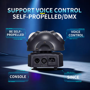 Faro mobile a LED Beetle Mini da 36W, IP33, RGB, controllo DMX512, telecomando, 4100K, dimmerabile, per illuminazione scenica e attrezzatura DJ - Product Image 6