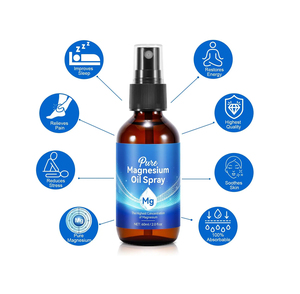 100% murni kelas Vegan Magnesium semprotan minyak pelembab Vitamin C mineral organik Label pribadi analitis nyeri otot tidur - Product Image 2