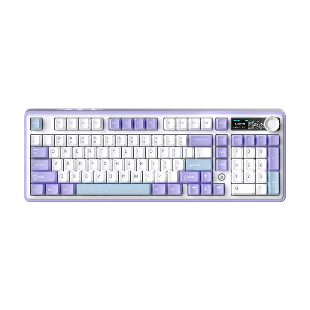 AJAZZ AK980 RGB Wireless Wired Keyboard Tri-mode BT 2.4G Mechanical Switch Gaming Mechanical Keyboard Type C