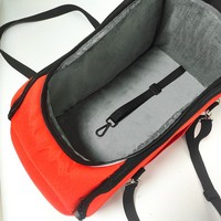 Coussin de siège de voiture pour chien de haute qualité, luxueux, imperméable, en polyester imprimé, avec fermeture éclair et hamac pour siège avant