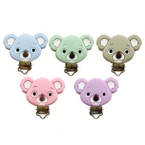 Chupete de Silicona al por Mayor, Libre de BPA, con Diseño de Dibujos Animados, 10 Colores, con Clip, Certificado EN71/CPSIA/AU, para Bebés de 0 a 24 Meses, Muestras Gratis - Product Image 1
