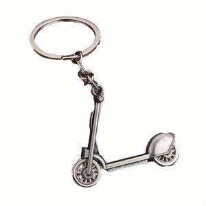 Nouveau porte-clés en métal en forme de scooter électrique 3D personnalisé avec logo de voiture, vente en gros - Product Image 5