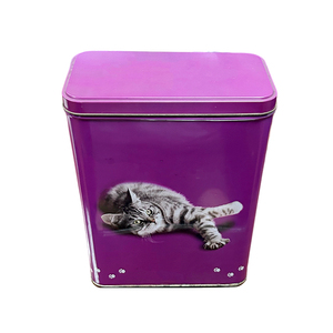 Bán buôn cấp thực phẩm tinplate biểu tượng tùy chỉnh tin hình chữ nhật đầy màu sắc tin container kim loại Hộp quà tặng với nắp - Product Image 2