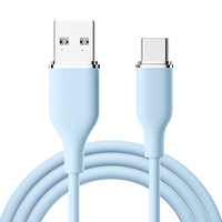 Câble de charge rapide USB-C en silicone liquide souple, 1M 2M 3M, prix usine, cordon de synchronisation de données USB 2.0