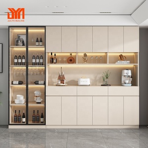 <span class=keywords><strong>JYN</strong></span> buffet de salle à manger personnalisé maison hôtel stockage de vin présentoir intégré cave à vin bar - Product Image 1