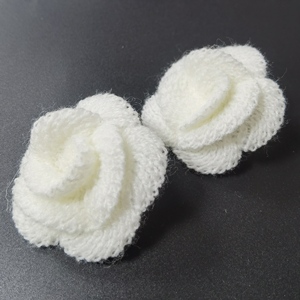 <span class=keywords><strong>Orecchini</strong></span> a perno fatti a mano all'uncinetto a forma di rosa per donna, gioielli da sposa a fiore rosa <span class=keywords><strong>con</strong></span> incastonatura a castone, regalo carino per anniversario - Product Image 5