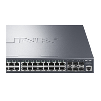 TP-LINK TL-SH5654 Switch de gestión de red de tres capas con enlace ascendente de 10 Gigabit
