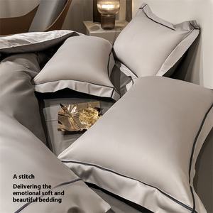 Juego <span class=keywords><strong>de</strong></span> <span class=keywords><strong>cama</strong></span> <span class=keywords><strong>de</strong></span> cuatro piezas <span class=keywords><strong>de</strong></span> algodón <span class=keywords><strong>de</strong></span> fibra larga 200 <span class=keywords><strong>de</strong></span> alto grado <span class=keywords><strong>de</strong></span> lujo ligero 100% edredón <span class=keywords><strong>de</strong></span> sábana <span class=keywords><strong>de</strong></span> algodón puro para el hogar moderno 200TC - Product Image 4