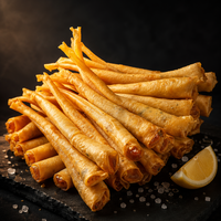 Bâtonnets de crevettes panées surgelées en gros |   Snack croustillant fourré aux fruits de mer |   Snacks semi-finis dorés