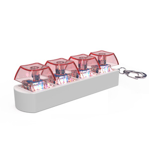 Syh484 người lớn lo lắng giải nén Clicker đồ chơi cảm giác vui vẻ Bàn phím <span class=keywords><strong>Fidget</strong></span> Keychain làm bằng nhựa bền - Product Image 4