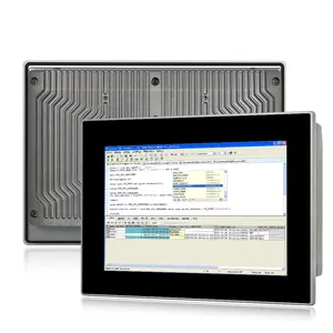 TPM 2.0 임베디드 10.1 인치 팬리스 IP65 산업용 컴퓨터 i5-8265U 모든 용량 성 터치 지원 승리 10 리눅스 시스템