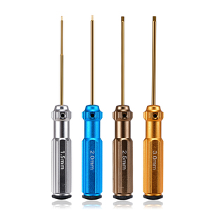 1.5 2.0 2.5 3.0mm Hex <b>Screwdriver</b> Tool Titanium Steel Hexagon <b>Screwdriver</b> <b>Set</b> - Product Image 4
