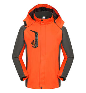 Abrigo de estilo largo personalizado grueso de invierno bordado Logo chaqueta de trabajo al aire libre uniforme bordado para el trabajo - Product Image 4
