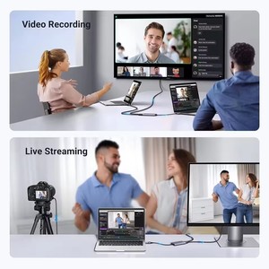 Carte de capture HDMI UGREEN CM726 2K 30 ips avec sortie en boucle 4K, convertisseur vidéo HDMI vers USB Type-C pour <span class=keywords><strong>enregistrement</strong></span> et diffusion en direct sur <span class=keywords><strong>ordinateur</strong></span> - Product Image 4