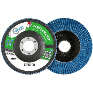 Disque à lamelles Fervi Performance DF6100 sans fer 125 mm pour le ponçage du métal - Product Image 1