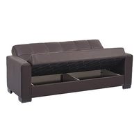 Schlafen 3 Sitz Stoff Kunstleder Schlafs ofa Sofa Compani Bett Gepolsterte Schlaf Sofa Couch Futon für Wohnzimmer mit Lagerung