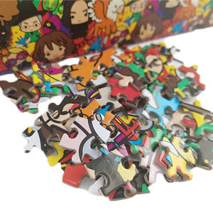 500 1000Pcs Custom Design di Spessore Bordo di Carta Fai Da Te Giocattoli Educativi Di Puzzle di Puzzle Per Adulti - Product Image 3