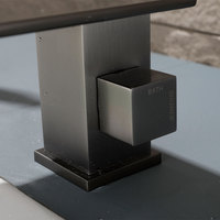 Robinet de baignoire autoportant en laiton à montage sur pont, ensemble complet pour baignoire, eau chaude et froide, avec bec cascade ovale à barre transversale, design fin, monocommande et douchette à main