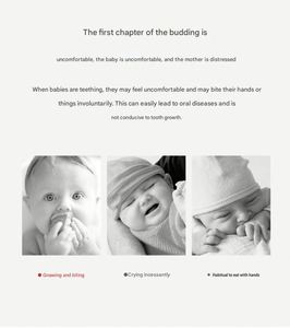BPA-Free Colorful Silicone Baby Teether Chew Sensory <b>Ring</b> Infant Toddler Pacifiers Special Bag Parts & Accessories for Babies - Product Image 5