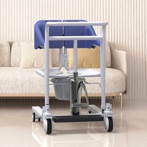 Thiết kế mới di động y Tế Thủy lực di chuyển nhà vệ sinh bệnh nhân Giao thông vận tải Lift chuyển ghế với <span class=keywords><strong>commode</strong></span> - Product Image 3