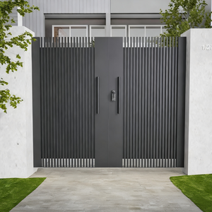 Système d'entrée en aluminium de conception nouvelle, <span class=keywords><strong>portail</strong></span> automatique en aluminium, installation facile, faible coût d'entretien - Product Image 2