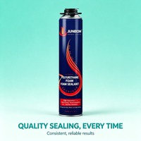 Mousse isolante en polyuréthane JUNBOM Série Rouge pour l'isolation thermique des trous de construction résidentielle – Testée pour la qualité
