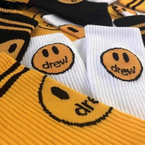 Nouveauté Chaussettes En Gros Justin Bieber Rue Blanc Sport Couple Tube Chaussettes Heureux Sourire Visage Drôle Nouveauté Chaussettes - Product Image 2