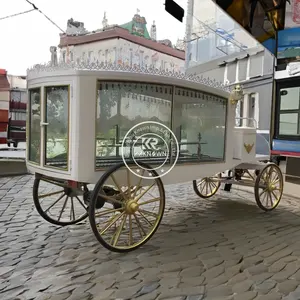 Klassieke Lijkwagen Fabrikant Van Hoge Kwaliteit Doodskist Lijkwagen Sculptuur Paardenlijkwagen Voor Nigeria