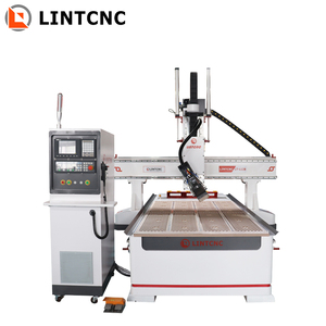 5 trục bọt gỗ khắc 3D tuyến tính ATC CNC Router phía sau gắn Tạp Chí công cụ tự động thay đổi 1325 1530 2030 - Product Image 6
