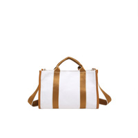 Nouvel Arrivage 2026 – Sac Fourre-Tout en Toile pour Femme avec Bandoulière Colorée et Poignée Supérieure – Sac de Luxe Décontracté Grande Capacité pour Dames