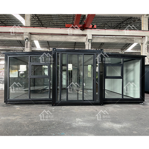 Maison conteneur <span class=keywords><strong>extensible</strong></span> moderne 2 chambres à coucher 1 salle de bain Maison mobile préfabriquée Structure en acier pour gymnase Granges Atelier <span class=keywords><strong>Caravane</strong></span> - Product Image 4