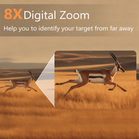 Jumelles de vision nocturne numériques 4K pour adultes, infrarouges, avec carte 128 Go pour enregistrer des vidéos/photos, 40MP, résistantes aux intempéries, zoom 8X, pour la chasse
