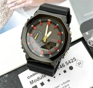 Montre pour homme, montre à quartz, plaquée or, acier inoxydable - Product Image 3