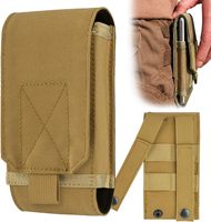 Telefoonholster voor heren met riemclip, stevige telefoonhoes voor buitengebruik, wandelen, bouwvakkers