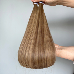 <span class=keywords><strong>Bronde</strong></span> tons chauds Caramel miel conseils Balayage couleur Micro anneau bâton I pointe Extensions de cheveux humains pré-collés Remy Type SDD - Product Image 1