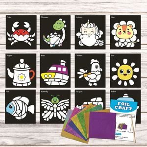 Juguetes de Cumpleaños y Navidad para Niños Pequeños, Juguetes Creativos de Bricolaje, Regalos de Animales, Manualidades con Papel de Aluminio para Niños de 4 a 8 Años - Product Image 1