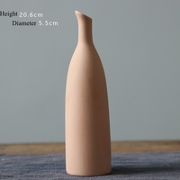 Vase en porcelaine fait main vintage Wabi Sabi, grand vase à fleurs en céramique pour décoration intérieure, récipient floral, vente en gros ARM LVG