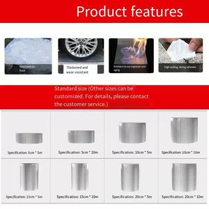 Ruban d'étanchéité tout-en-un au butyl, forte adhérence, imperméable, pour toiture métallique, mur en béton, fissure, gouttière - Product Image 6