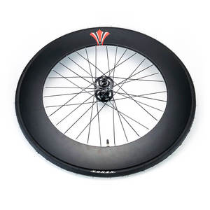 Set Roda Sepeda Aluminium Alloy 700c 70mm, Velg Sepeda Dead Flying Track, Sepeda <span class=keywords><strong>Fixie</strong></span>, Roda Depan Belakang, Wheelset Sepeda 1 Speed - Product Image 1
