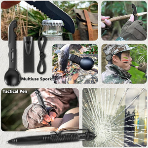 Mới Nâng Cấp Khẩn Cấp 145 Trong 1 <span class=keywords><strong>Survival</strong></span> <span class=keywords><strong>Kit</strong></span> Hoang Dã Cắm Trại Phiêu Lưu Động Đất Lớn Đi Bộ Đường Dài Ba Lô Viện Trợ Đầu Tiên Bộ Dụng Cụ - Product Image 6