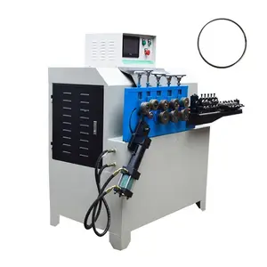 CNC automatic steel wire ring forming and welding machine