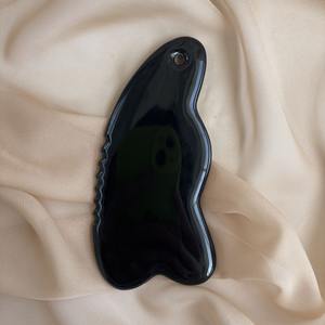 Dégagement Gua Sha outil noir céramique soulagement de la douleur Drainage lymphatique visage corps grattoir masseur pour épaule cou bras mollet - Product Image 1