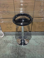 Tabouret de bar réglable en plastique SYT à siège rond, directement de l'usine, pour bar sur le toit, tabourets de bar pivotants pour bar lounge