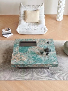 Спеченный каменный боковой стол белый черный зеленый современный передний стол Гостиная домашняя мебель - Product Image 2