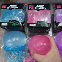Jouets sensoriels anti-stress en forme de méduse à presser, squishy