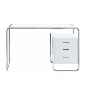 Escritorio de Estilo <span class=keywords><strong>Bauhaus</strong></span> Antiguo con Cajón Extraíble, Escritorio Individual para Computadora, Diseño Simple y Moderno, Hecho en China - Product Image 6