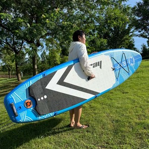 Planche de SUP gonflable EVASION E9 Rouge 297*76*13cm Dropstitch+PVC+EVA 15 PSI Ensemble complet avec pagaie, pompe, sac de transport, aileron et leash pour lacs - Product Image 3