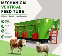 Nouvelle machine à granulés d'aliments verticale TMR pour bovins et ovins, moteur diesel 380V, haute productivité, construction en acier, pelletiseur de fourrage